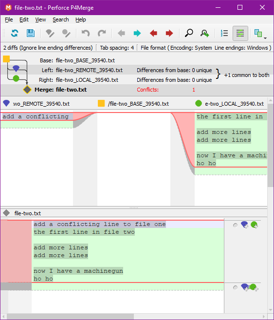 set gitconfig to use p4merge